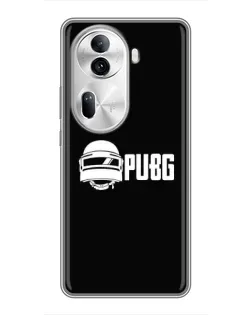 Чехол для OPPO Reno 11 Pro 5G с картинкой «PUBG — классический лого» Чехол для OPPO Reno 11 Pro 5G с картинкой «PUBG — классический лого»