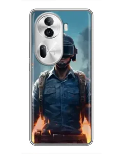 Чехол для OPPO Reno 11 Pro 5G с картинкой «PUBG — реалистичный герой» Чехол для OPPO Reno 11 Pro 5G с картинкой «PUBG — реалистичный герой»