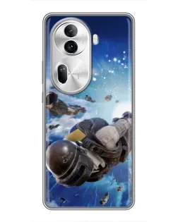 Чехол для OPPO Reno 11 Pro 5G с картинкой «Десант PUBG — прыжок» Чехол для OPPO Reno 11 Pro 5G с картинкой «Десант PUBG — прыжок»