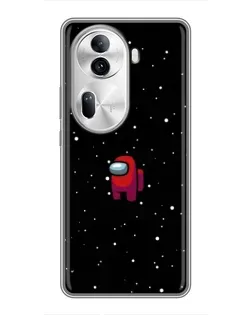 Чехол для OPPO Reno 11 Pro 5G с картинкой «Красный Among Us» Чехол для OPPO Reno 11 Pro 5G с картинкой «Красный Among Us»