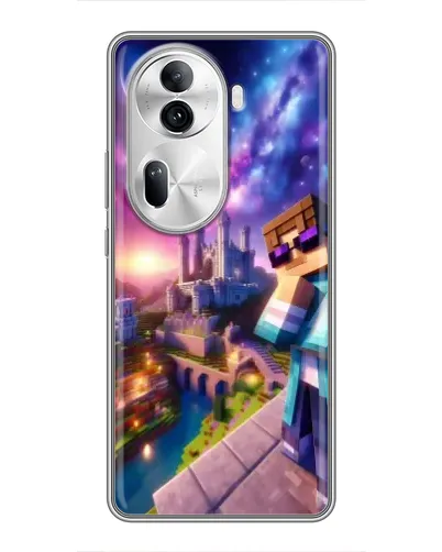Чехол для OPPO Reno 11 Pro 5G с картинкой «Стив и космос»