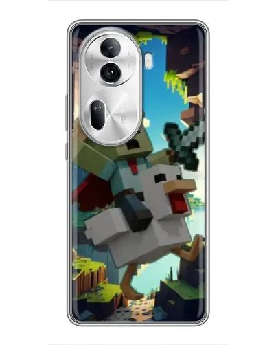 Чехол для OPPO Reno 11 Pro 5G с картинкой «Стив и гусь»