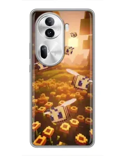 Чехол для OPPO Reno 11 Pro 5G с картинкой «Поле подсолнухов»