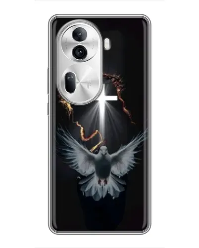 Чехол для OPPO Reno 11 Pro 5G с картинкой «Голубь и Свет» Чехол для OPPO Reno 11 Pro 5G с картинкой «Голубь и Свет»