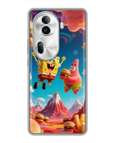 Чехол для OPPO Reno 11 Pro 5G с картинкой «Космический фастфуд» Чехол для OPPO Reno 11 Pro 5G с картинкой «Космический фастфуд»