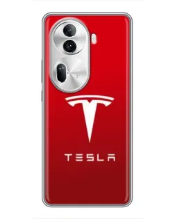 Чехол для OPPO Reno 11 Pro 5G с картинкой «Tesla Red Classic» Чехол для OPPO Reno 11 Pro 5G с картинкой «Tesla Red Classic»