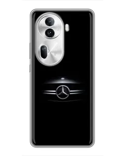 Чехол для OPPO Reno 11 Pro 5G с картинкой «Mercedes — абстрактные линии» Чехол для OPPO Reno 11 Pro 5G с картинкой «Mercedes — абстрактные линии»