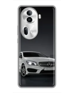 Чехол для OPPO Reno 11 Pro 5G с картинкой «Mercedes AMG GT Silver» Чехол для OPPO Reno 11 Pro 5G с картинкой «Mercedes AMG GT Silver»