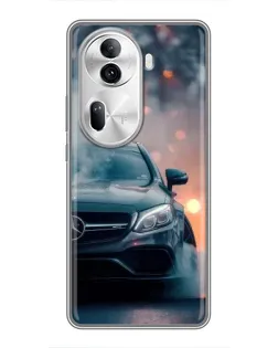 Чехол для OPPO Reno 11 Pro 5G с картинкой «Mercedes — ночной город» Чехол для OPPO Reno 11 Pro 5G с картинкой «Mercedes — ночной город»