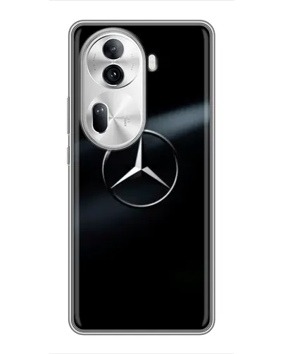 Чехол для OPPO Reno 11 Pro 5G с картинкой «Mercedes на металле» Чехол для OPPO Reno 11 Pro 5G с картинкой «Mercedes на металле»