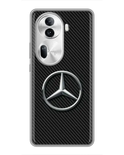 Чехол для OPPO Reno 11 Pro 5G с картинкой «Карбоновый Mercedes стиль» Чехол для OPPO Reno 11 Pro 5G с картинкой «Карбоновый Mercedes стиль»