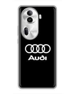 Чехол для OPPO Reno 11 Pro 5G с картинкой «Классическое лого Audi» Чехол для OPPO Reno 11 Pro 5G с картинкой «Классическое лого Audi»