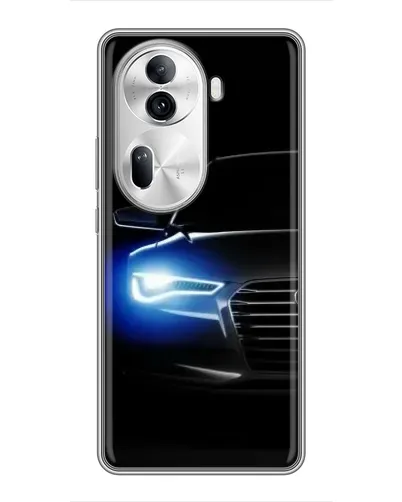 Чехол для OPPO Reno 11 Pro 5G с картинкой «Неоновый взгляд Audi» Чехол для OPPO Reno 11 Pro 5G с картинкой «Неоновый взгляд Audi»