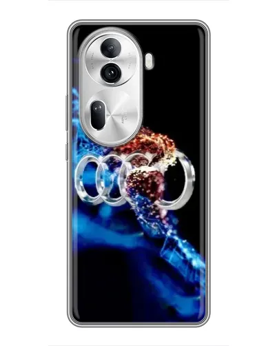 Чехол для OPPO Reno 11 Pro 5G с картинкой «Энергия лого Audi» Чехол для OPPO Reno 11 Pro 5G с картинкой «Энергия лого Audi»
