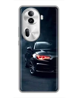 Чехол для OPPO Reno 11 Pro 5G с картинкой «Audi — хищный взгляд»