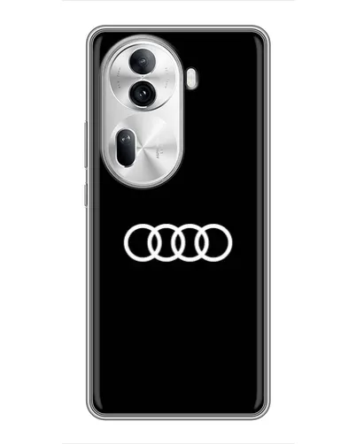 Чехол для OPPO Reno 11 Pro 5G с картинкой «Audi White Logo» Чехол для OPPO Reno 11 Pro 5G с картинкой «Audi White Logo»