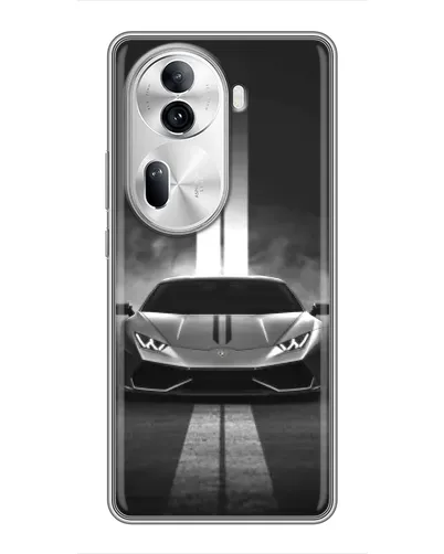 Чехол для OPPO Reno 11 Pro 5G с картинкой «Lamborghini симметрия дорог» Чехол для OPPO Reno 11 Pro 5G с картинкой «Lamborghini симметрия дорог»