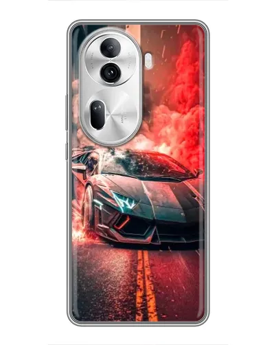 Чехол для OPPO Reno 11 Pro 5G с картинкой «Lamborghini красный дым» Чехол для OPPO Reno 11 Pro 5G с картинкой «Lamborghini красный дым»