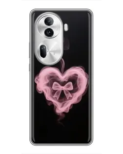 Чехол для OPPO Reno 11 Pro 5G с картинкой «Дымчатое сердце»
