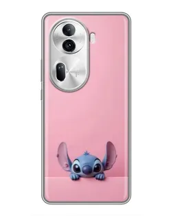 Чехол для OPPO Reno 11 Pro 5G с картинкой «Stitch выглядывает» Чехол для OPPO Reno 11 Pro 5G с картинкой «Stitch выглядывает»
