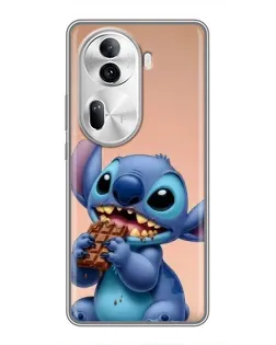Чехол для OPPO Reno 11 Pro 5G с картинкой «Стич ест шоколад» Чехол для OPPO Reno 11 Pro 5G с картинкой «Стич ест шоколад»