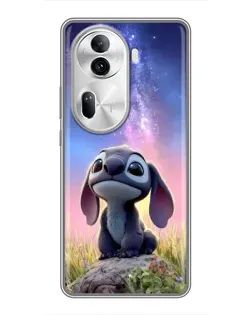 Чехол для OPPO Reno 11 Pro 5G с картинкой «Стич на рассвете» Чехол для OPPO Reno 11 Pro 5G с картинкой «Стич на рассвете»