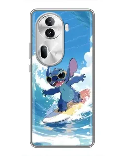 Чехол для OPPO Reno 11 Pro 5G с картинкой «Стич на волне» Чехол для OPPO Reno 11 Pro 5G с картинкой «Стич на волне»