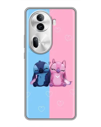 Чехол для OPPO Reno 11 Pro 5G с картинкой «Stitch и Angel Love» Чехол для OPPO Reno 11 Pro 5G с картинкой «Stitch и Angel Love»
