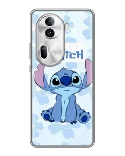 Чехол для OPPO Reno 11 Pro 5G с картинкой «Stitch среди цветов» Чехол для OPPO Reno 11 Pro 5G с картинкой «Stitch среди цветов»