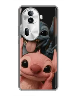 Чехол для OPPO Reno 11 Pro 5G с картинкой «Стич и Ангел» Чехол для OPPO Reno 11 Pro 5G с картинкой «Стич и Ангел»