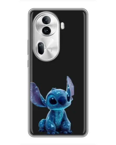 Чехол для OPPO Reno 11 Pro 5G с картинкой «Стич на черном» Чехол для OPPO Reno 11 Pro 5G с картинкой «Стич на черном»