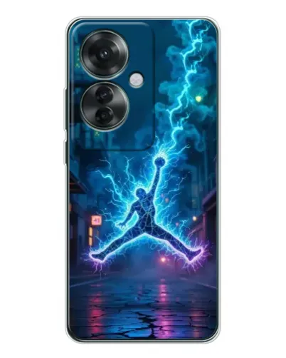 Чехол для OPPO Reno 11F с картинкой «Jordan Gold Jumpman» Чехол для OPPO Reno 11F с картинкой «Jordan Gold Jumpman»