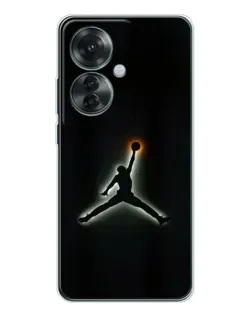 Чохол для OPPO Reno 11F з картинкою «Jordan Gradient Logo»