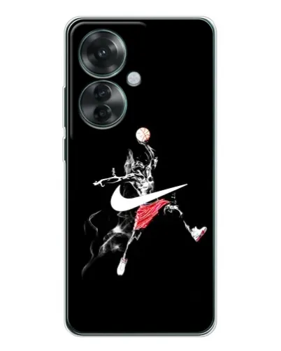 Чехол для OPPO Reno 11F с картинкой «Jordan Jumpman» Чехол для OPPO Reno 11F с картинкой «Jordan Jumpman»