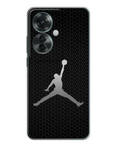 Чехол для OPPO Reno 11F с картинкой «Jordan Dark Carbon» Чехол для OPPO Reno 11F с картинкой «Jordan Dark Carbon»