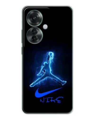 Чехол для OPPO Reno 11F с картинкой «Jordan Neon Blue» Чехол для OPPO Reno 11F с картинкой «Jordan Neon Blue»