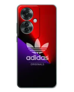Чохол для OPPO Reno 11F з картинкою «Adidas Red Neon»