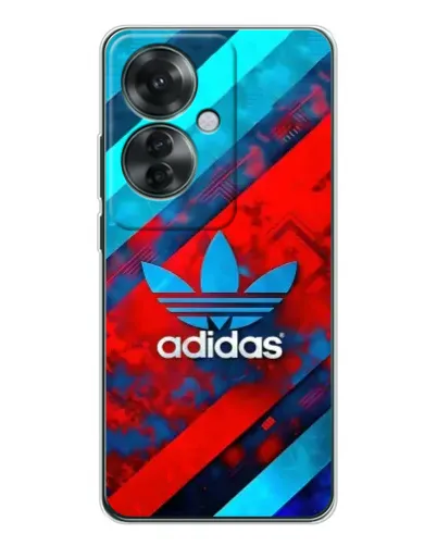 Чехол для OPPO Reno 11F с картинкой «Абстракция Adidas»