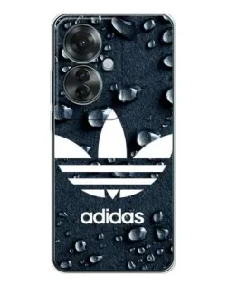 Чохол для OPPO Reno 11F з картинкою «Adidas Trefoil Blue»