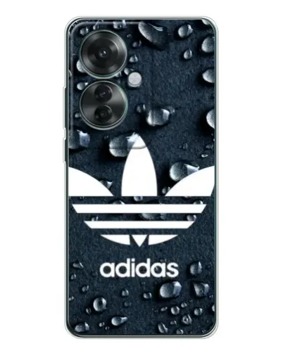 Чехол для OPPO Reno 11F с картинкой «Adidas Trefoil Blue»