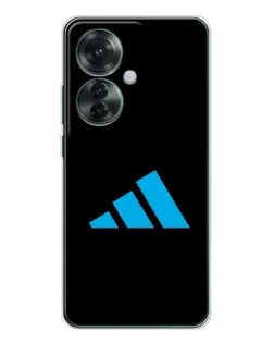 Чохол для OPPO Reno 11F з картинкою «Adidas Cyan Logo»