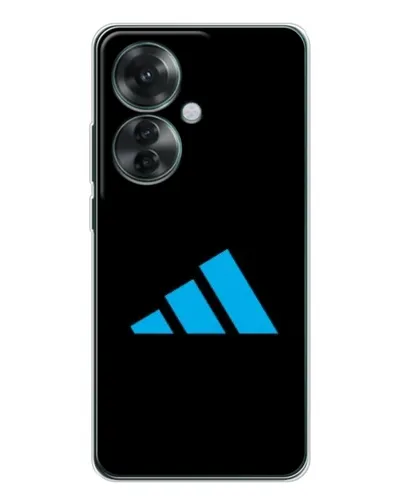 Чехол для OPPO Reno 11F с картинкой «Adidas Cyan Logo»