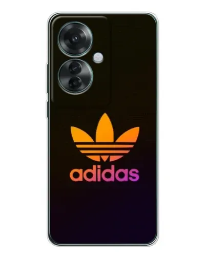 Чехол для OPPO Reno 11F с картинкой «Градиент Adidas»