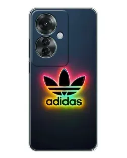 Чохол для OPPO Reno 11F з картинкою «Неоновий Adidas»