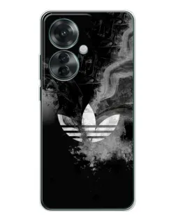 Чохол для OPPO Reno 11F з картинкою «Абстрактний дим Adidas»