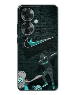 Чохол для OPPO Reno 11F з картинкою «Спортивний арт Nike»