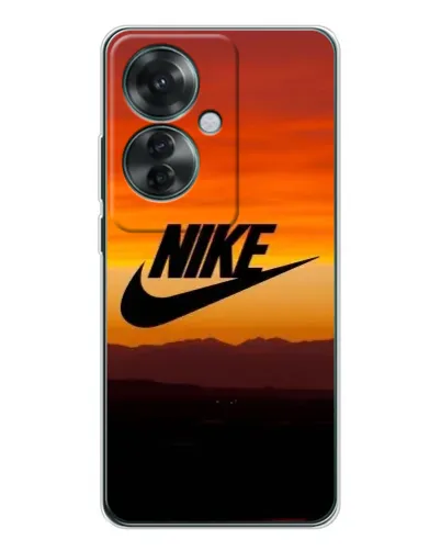 Чехол для OPPO Reno 11F с картинкой «Nike — вечерний горизонт»