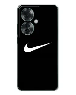 Чехол для OPPO Reno 11F с картинкой «Минималистический Найк»