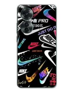 Чехол для OPPO Reno 11F с картинкой «Nike — роскошь»