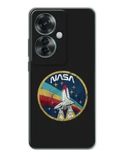 Чохол для OPPO Reno 11F з картинкою «NASA — емблема місії»